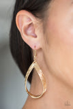 Come REIGN Or Shine - Gold Earrings