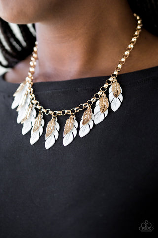 Rule The Roost - White Necklace