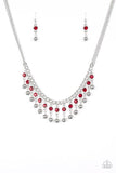 Pageant Queen - Red Necklace