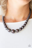 Party Pearls-Black Necklace