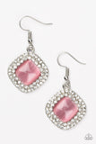 Glam Glow-Pink Earrings