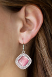 Glam Glow-Pink Earrings