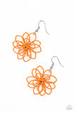 Springtime Serenity - Orange Earrings