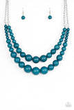 Full BEAD Ahead-Blue Necklace