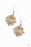 Caribbean Cruzin - Yellow Earrings