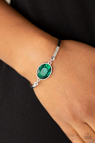 Definitely Dashing - Green Bracelet