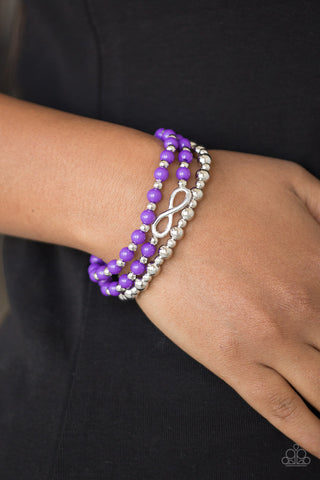 Immeasurably Infinite - Purple Bracelet