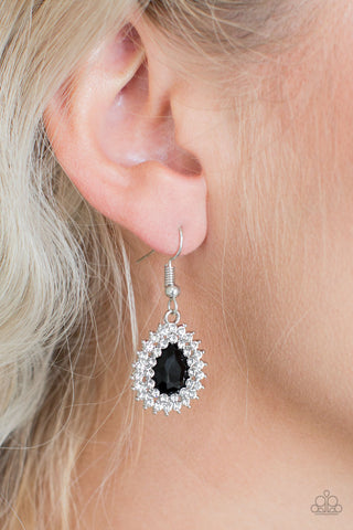 Star-Crossed Starlet - Black Earrings