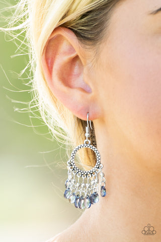 Paradise Palace - Blue Earrings