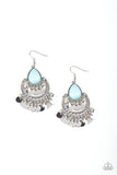 Bodaciously Boho - Blue Earrings