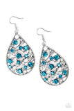 Certainly Courtier - Blue Earrings