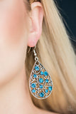 Certainly Courtier - Blue Earrings