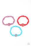 Starlet Shimmer Bracelets with Flower (Set of 5)