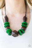 Pacific Paradise-Green Necklace