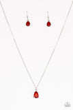 Classy Classicist-Red Necklace