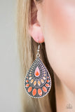 Westside Wildside - Orange Earrings