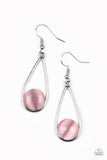 Over the Moon - Pink Earrings