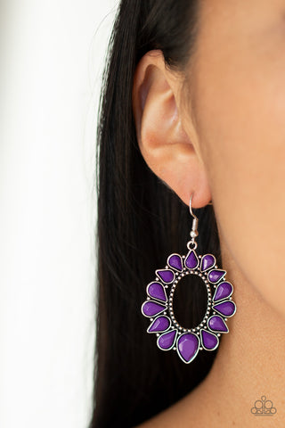 Fashionista Flavor - Purple Earrings