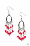 Not the Only Fish In The Sea - Red Earrings