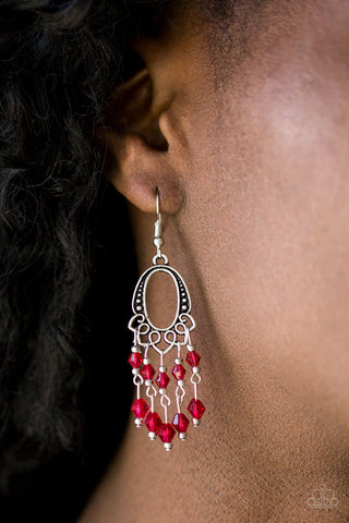 Not the Only Fish In The Sea - Red Earrings