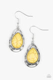 Abstract Anthropology - Yellow Earrings