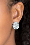 Radiant Ripples - Black Earrings