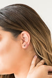 Fire Drill - Rose Gold Post Earrings