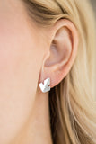 Fire Drill - Silver Post Earrings