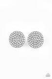 Radiant Ripples - White Earrings