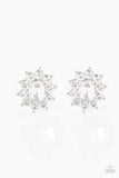 Starry Nights - White Earrings
