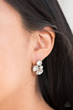 Super Superstar - White Earrings