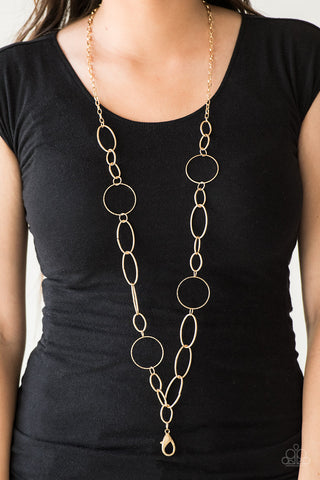 Perfect MISMATCH - Gold Necklace Lanyard