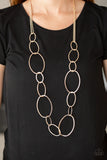 City Circuit - Rose Gold Necklace