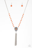 Soul Quest-Orange Necklace
