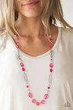 Quite Quinessence - Pink Necklace