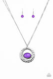 Viva Vivacious - Purple Necklace