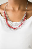 Color Bomb-Red Necklace