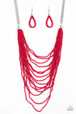Bora Bombora - Red Necklace