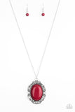 Vintage Vanity - Red Necklace