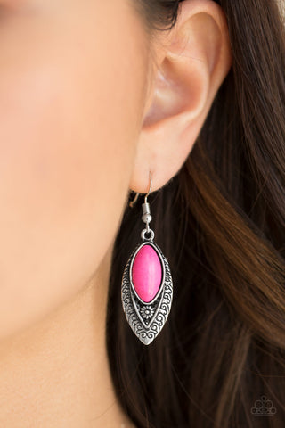 Desert Garden - Pink Earrings