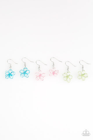 Starlet Shimmer Flower Earrings (Set of 5)