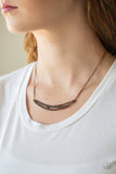 Moto Modern - Copper Necklace