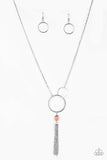 Offshore Odyssey - Orange Necklace