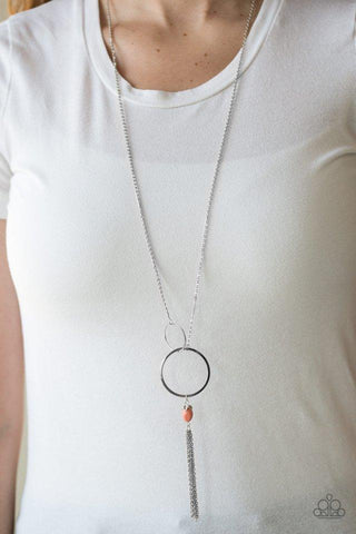 Offshore Odyssey - Orange Necklace