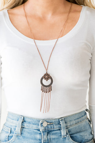 My Main Mantra-Copper Necklace