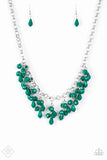 Modern Macarena - Green Necklace