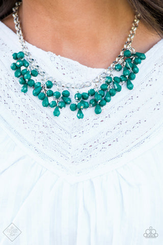 Modern Macarena - Green Necklace