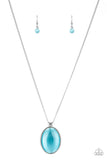 Pretty Poppin - Blue Necklace