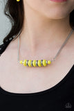 On Mountain Time - Yellow Necklace