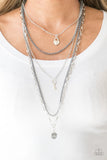 Right On Key - Silver Necklace